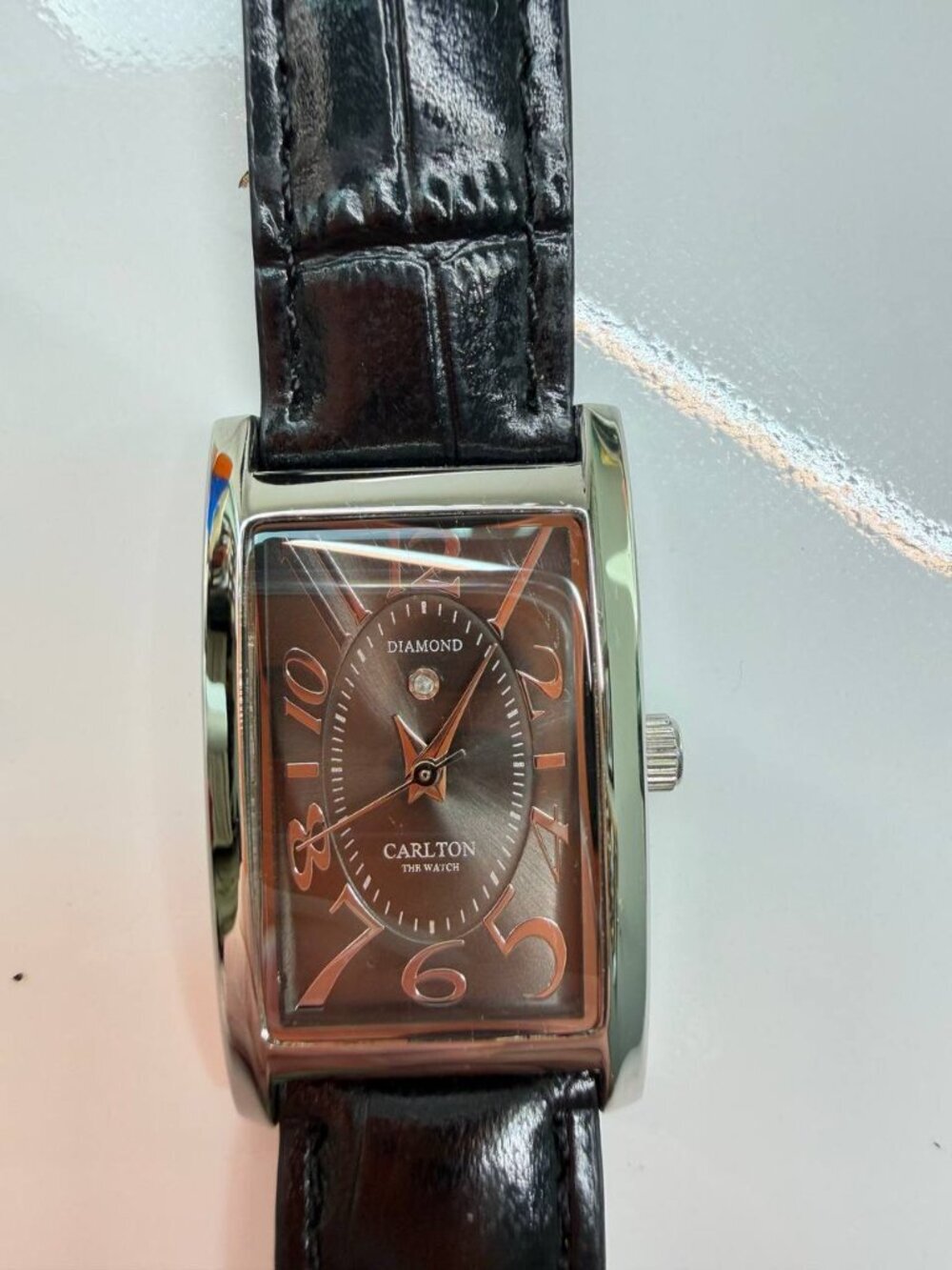 Carlton “Diamond” Rectangular Dress Watch